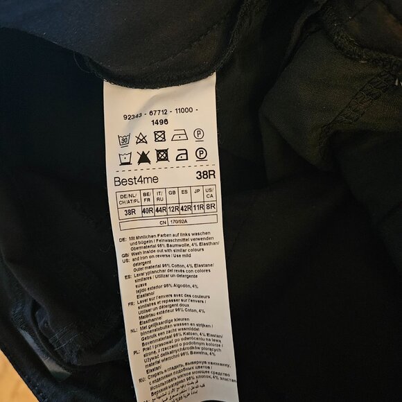 GERRY WEBER EDITION  Best4me Black Capris Sz 8/38R - Picture 5 of 7